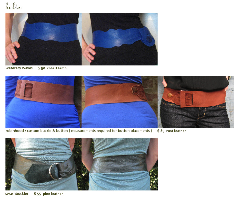 FoxyWhoo Belts